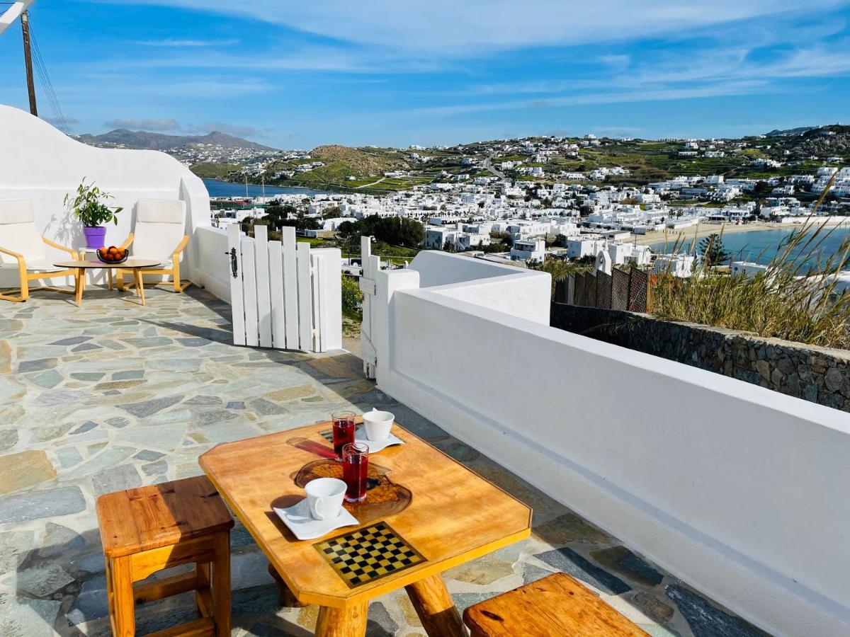 Villa Modern Cycladic Sea View House Ornos  Exterior foto