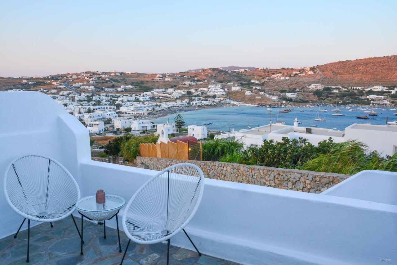 Villa Modern Cycladic Sea View House Ornos  Exterior foto